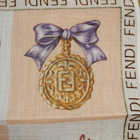 FENDI Vintage Handkerchief Scarf - Picture 3 of 10